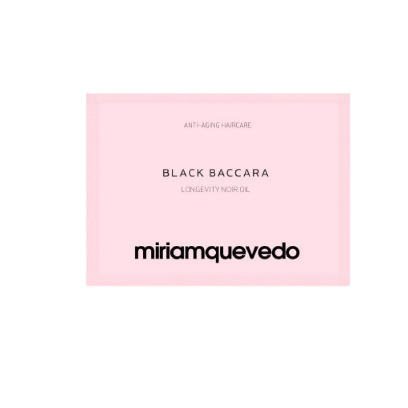 Black Baccara Longevity Noir Oil Sample MIRIAM QUEVEDO