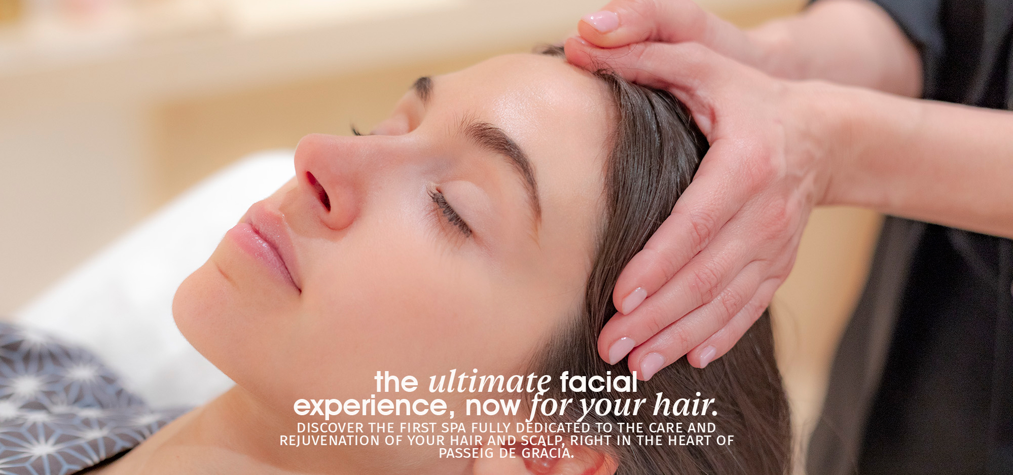 Masage del cuero cabelludo, hair spa