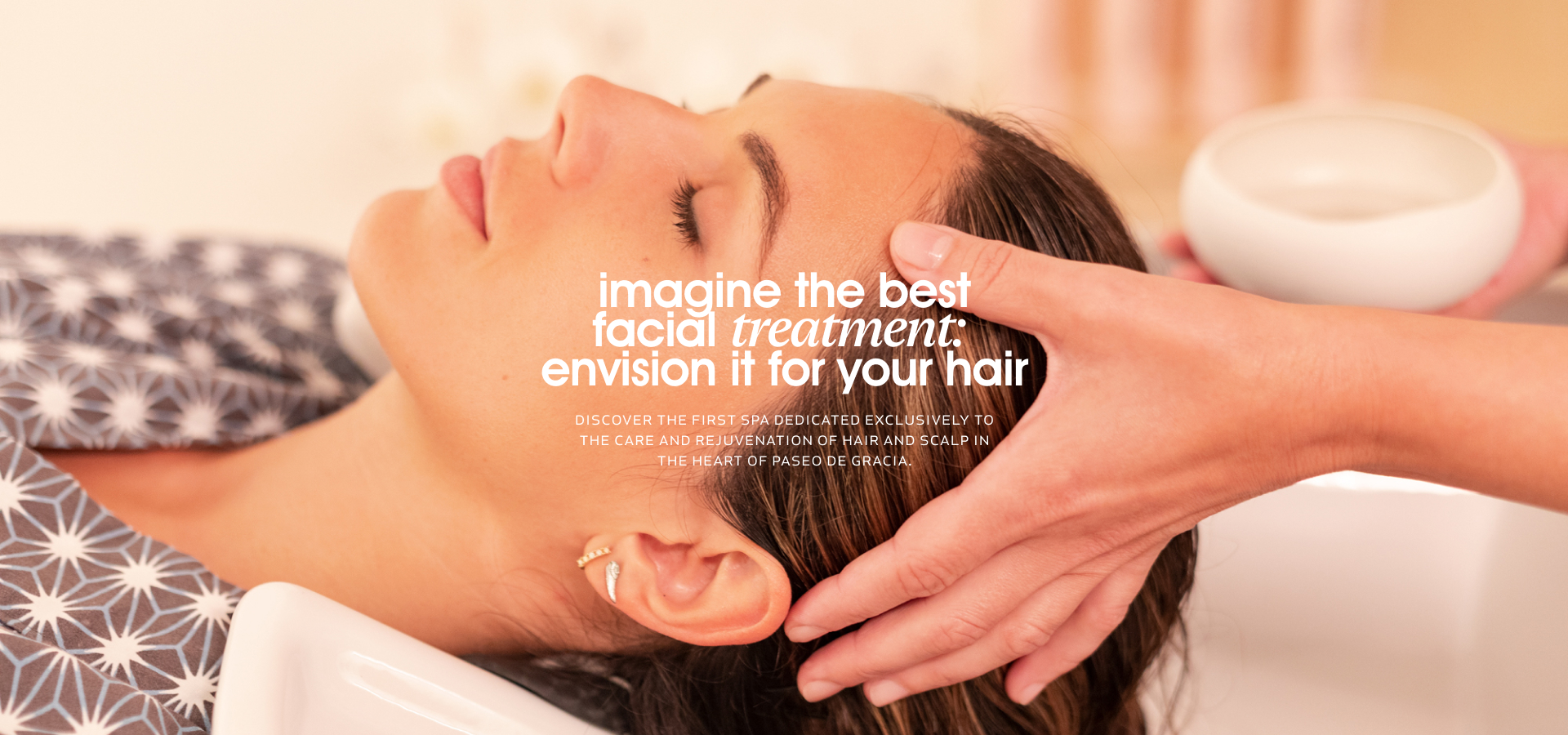 Masage del cuero cabelludo, hair spa