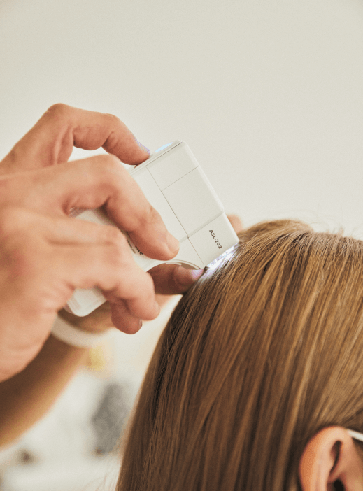 Scalp diagnostic at the Hair Spa by Miriam Quevedo, hotel Mandarín Oriental Barcelona