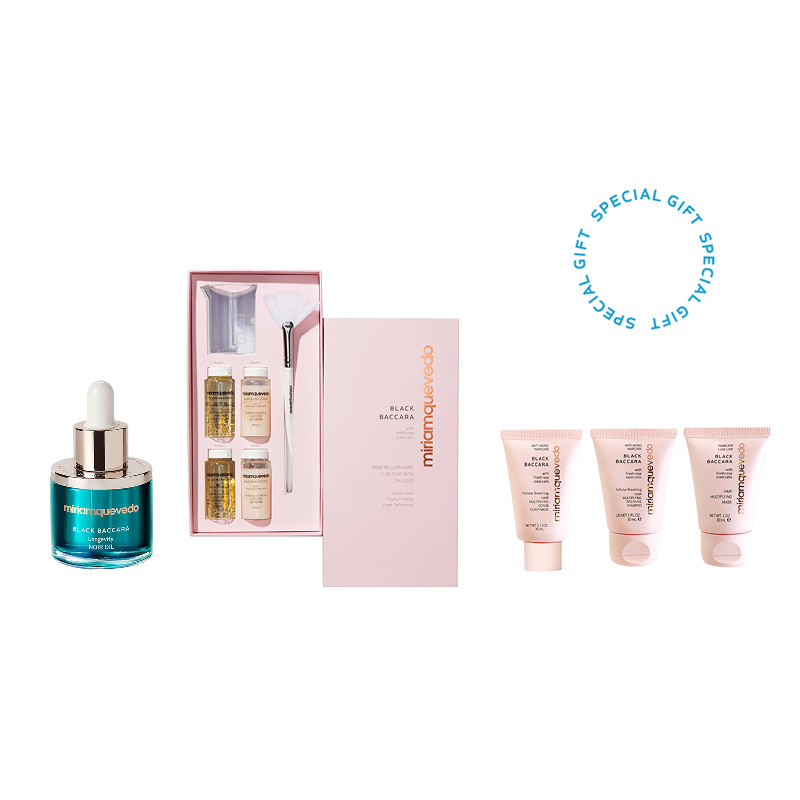Luxe Cure Set with Longevity Noir Oil