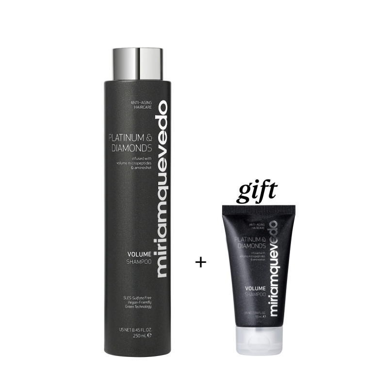 Champú volumen para cabello fino Platinum & Diamonds