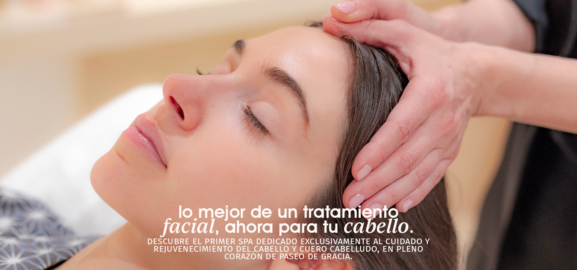 Masage del cuero cabelludo, hair spa